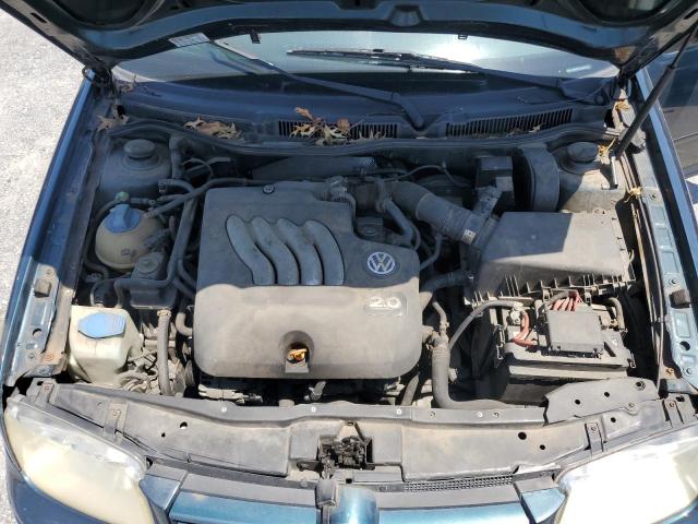 3VWSK69M51M129763 - 2001 VOLKSWAGEN JETTA GLS BLUE photo 11