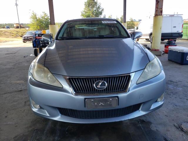 JTHBK262295105726 - 2009 LEXUS IS 250 SILVER photo 5