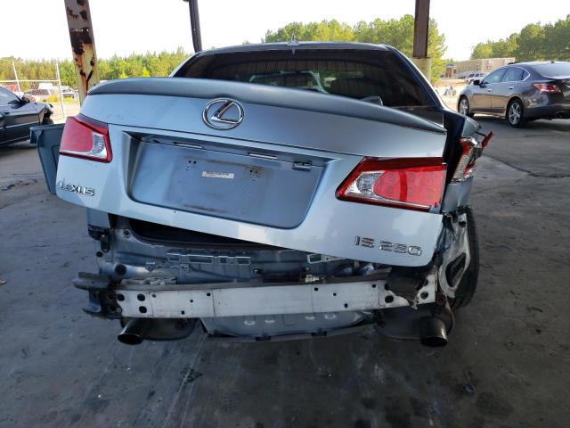 JTHBK262295105726 - 2009 LEXUS IS 250 SILVER photo 6