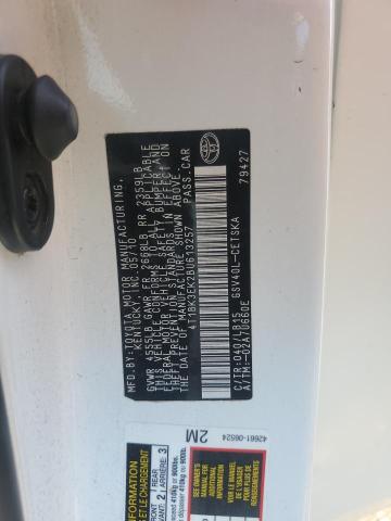 4T1BK3EK2BU613257 - 2011 TOYOTA CAMRY SE WHITE photo 13