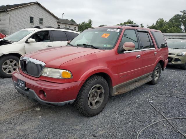 5LMFU28A3YLJ20644 - 2000 LINCOLN NAVIGATOR წითელი ფოტო 1