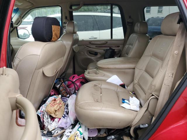 5LMFU28A3YLJ20644 - 2000 LINCOLN NAVIGATOR წითელი ფოტო 11