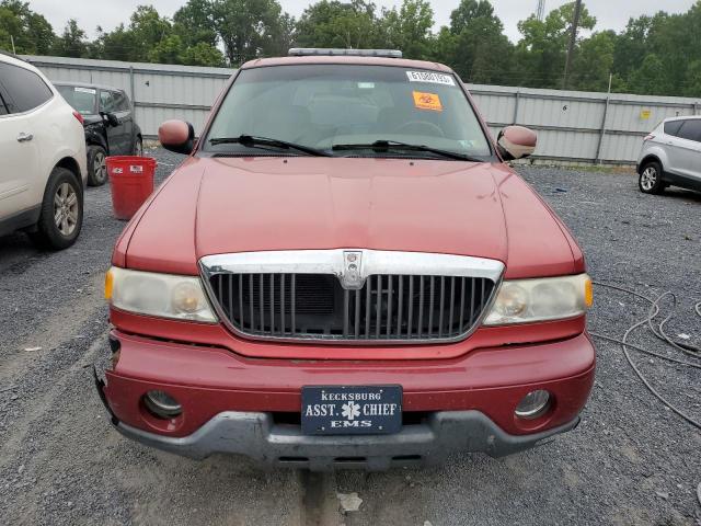 5LMFU28A3YLJ20644 - 2000 LINCOLN NAVIGATOR წითელი ფოტო 5