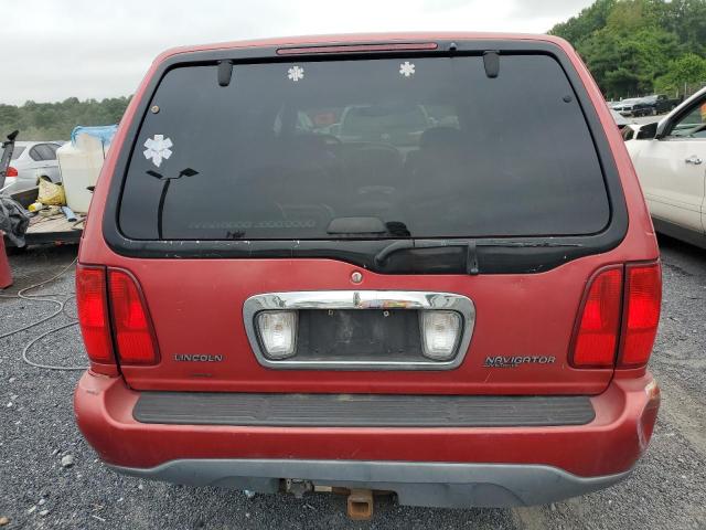 5LMFU28A3YLJ20644 - 2000 LINCOLN NAVIGATOR წითელი ფოტო 6