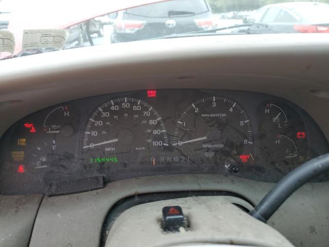 5LMFU28A3YLJ20644 - 2000 LINCOLN NAVIGATOR წითელი ფოტო 9