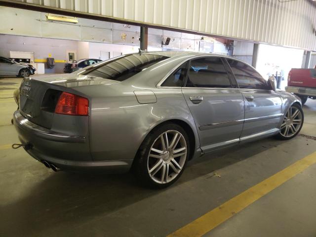 WAUPN44E67N011396 - 2007 AUDI S8 QUATTRO SILVER photo 3