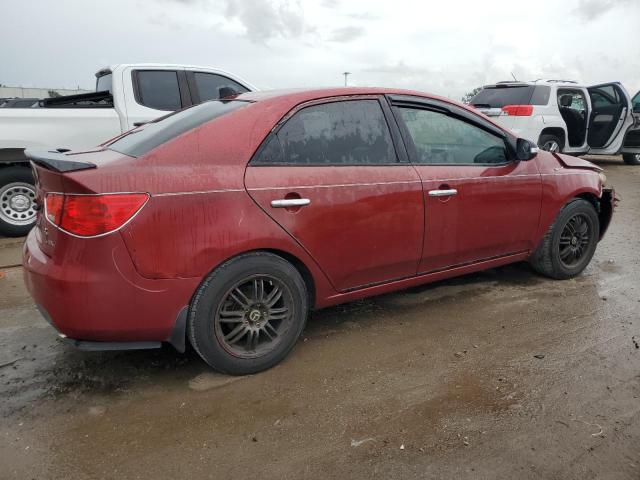 KNAFU4A21A5224157 - 2010 KIA FORTE EX RED photo 3