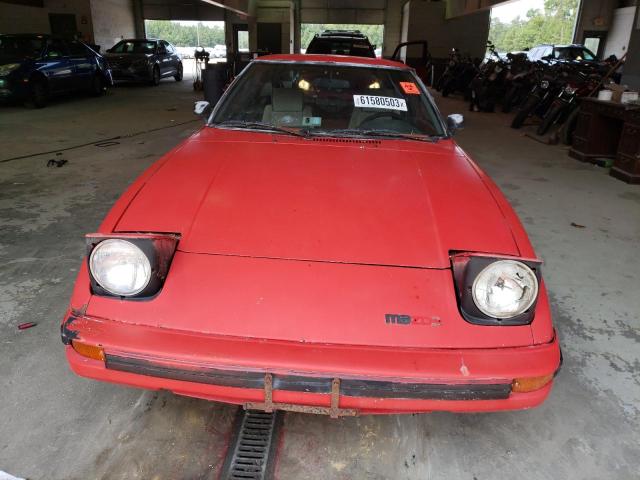 JM1FB3311F0876241 - 1985 MAZDA RX7 12A RED photo 5