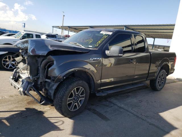 1FTFX1EF5FFA40377 - 2015 FORD F150 SUPER GRAY photo 2