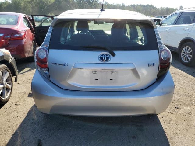 JTDKDTB35C1008230 - 2012 TOYOTA PRIUS C SILVER photo 6