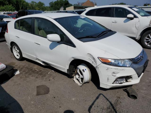 JHMZE2H53DS003181 - 2013 HONDA INSIGHT LX WHITE photo 4