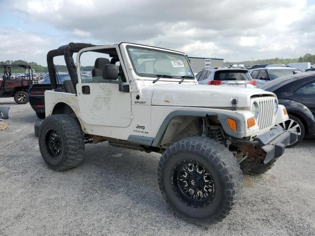 1J4F449S06P725733 - 2006 JEEP WRANGLER / SPORT WHITE photo 1