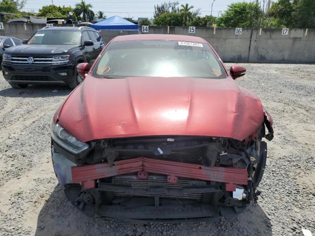 3FA6P0HR0DR302246 - 2013 FORD FUSION SE RED photo 5