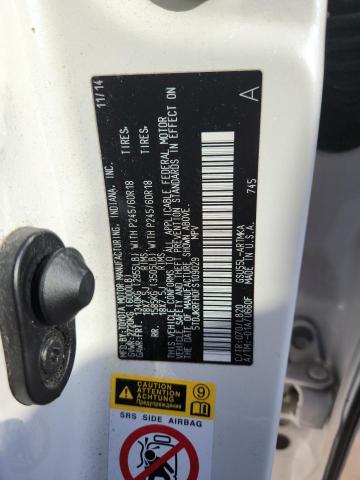 5TDJKRFH0FS109029 - 2015 TOYOTA HIGHLANDER XLE WHITE photo 13