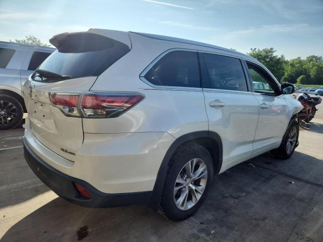 5TDJKRFH0FS109029 - 2015 TOYOTA HIGHLANDER XLE WHITE photo 3