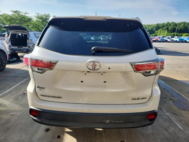 5TDJKRFH0FS109029 - 2015 TOYOTA HIGHLANDER XLE WHITE photo 6