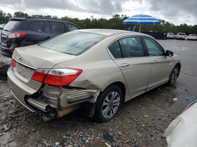 1HGCR2F38EA025795 - 2014 HONDA ACCORD LX TAN photo 3