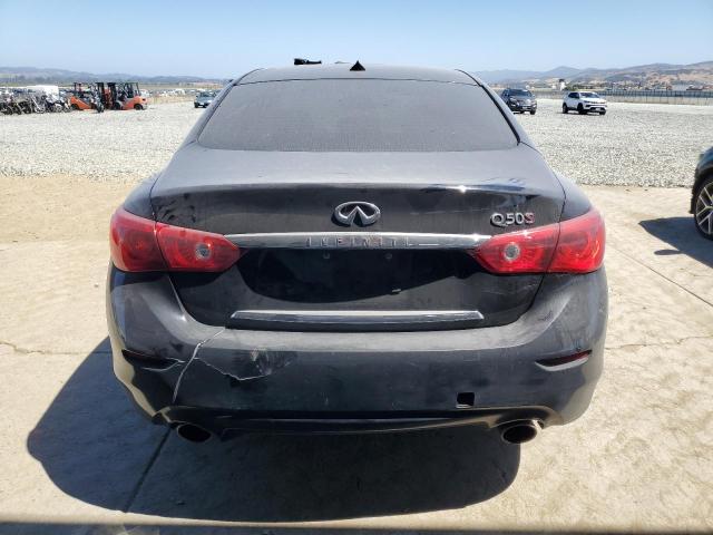 JN1BV7AP5FM351358 - 2015 INFINITI Q50 BASE BLACK photo 6