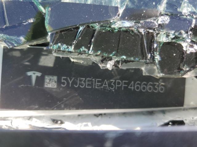 5YJ3E1EA3PF466636 - 2023 TESLA MODEL 3 白色 照片 12