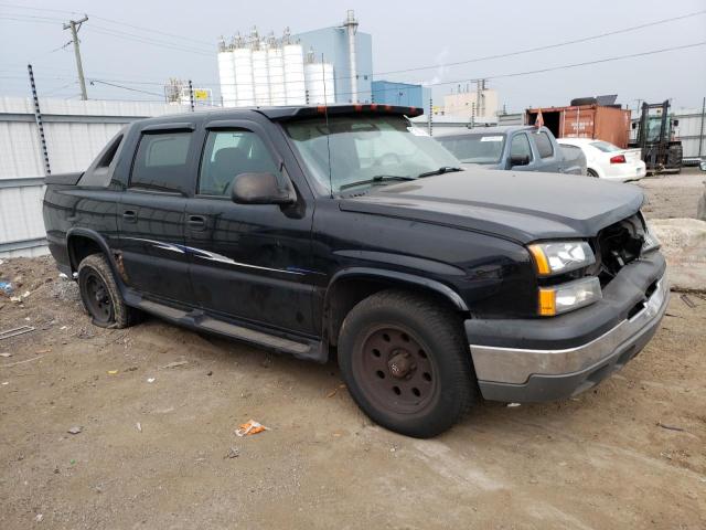 3GNEC12T24G237592 - 2004 CHEVROLET AVALANCHE C1500 BLACK photo 4