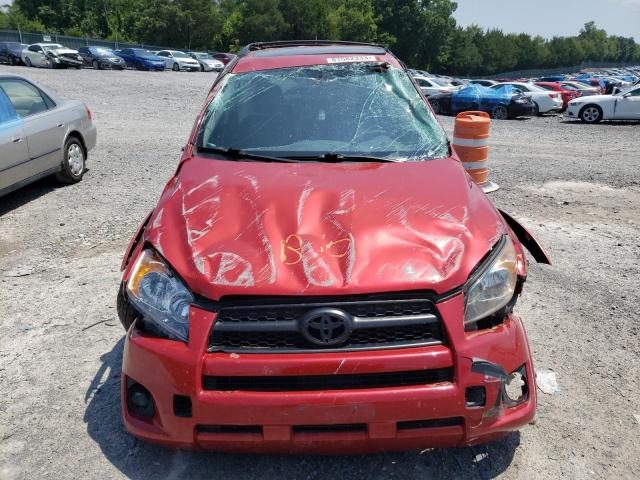 2T3RF4DV6AW040647 - 2010 TOYOTA RAV4 SPORT RED photo 5