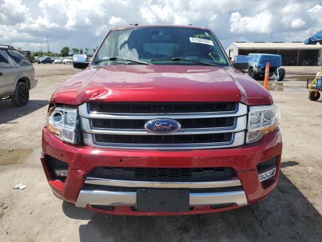 1FMJK1LT6HEA27580 - 2017 FORD EXPEDITION EL PLATINUM BURGUNDY photo 5