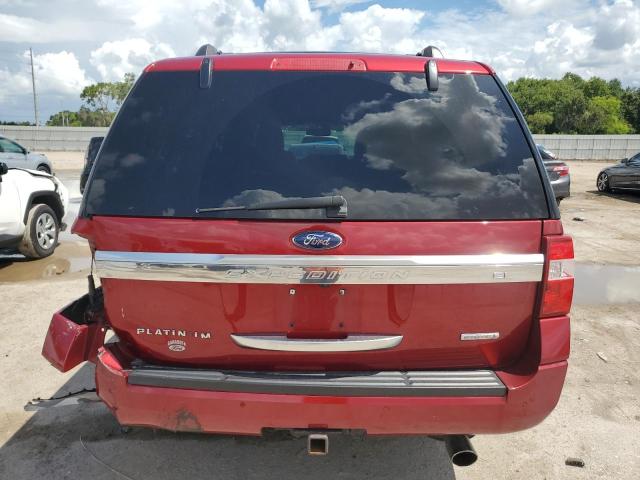 1FMJK1LT6HEA27580 - 2017 FORD EXPEDITION EL PLATINUM BURGUNDY photo 6