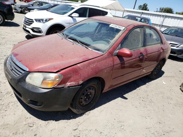 KNAFE222X95663708 - 2009 KIA SPECTRA EX RED photo 1