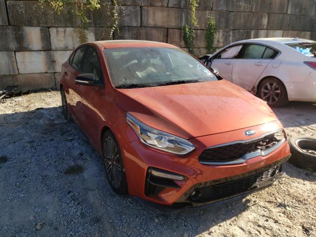 3KPF44AC8LE190348 - 2020 KIA FORTE GT ORANGE photo 1