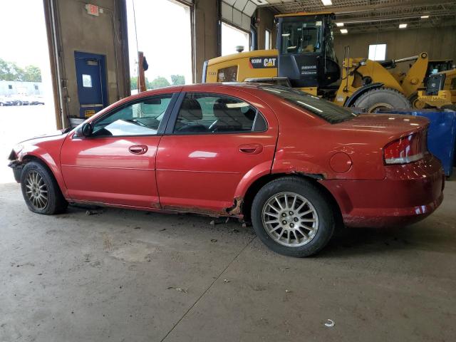 1C3EL46X66N258502 - 2006 CHRYSLER SEBRING RED photo 2