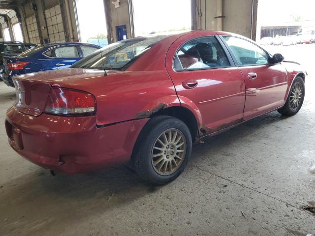 1C3EL46X66N258502 - 2006 CHRYSLER SEBRING RED photo 3