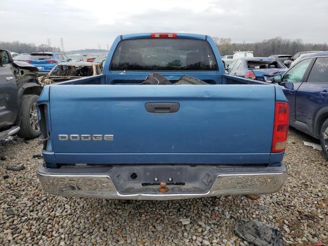 1D7HA16KX2J247317 - 2002 DODGE RAM 1500 BLUE photo 6