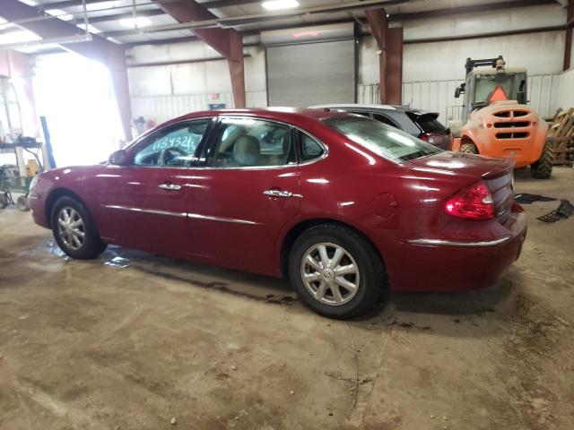 2G4WD562851255975 - 2005 BUICK LACROSSE CXL BURGUNDY photo 2