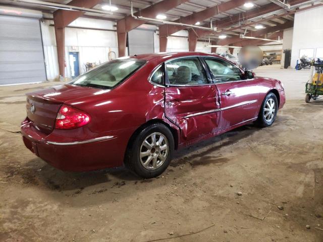 2G4WD562851255975 - 2005 BUICK LACROSSE CXL BURGUNDY photo 3