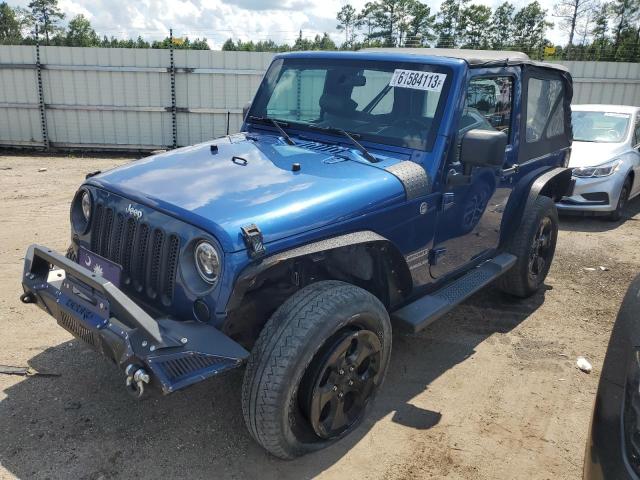 1J4AA2D1XAL126957 - 2010 JEEP WRANGLER SPORT BLUE photo 1