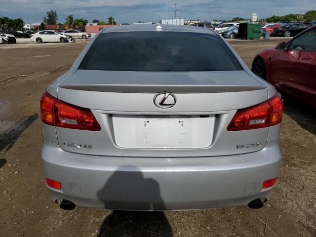 JTHBK262872027807 - 2007 LEXUS IS 250 SILVER photo 6