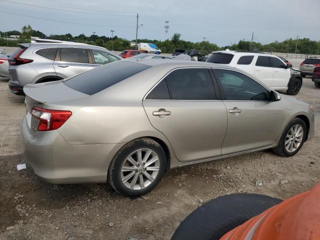 4T1BD1FK1EU110935 - 2014 TOYOTA CAMRY HYBRID BEIGE photo 3