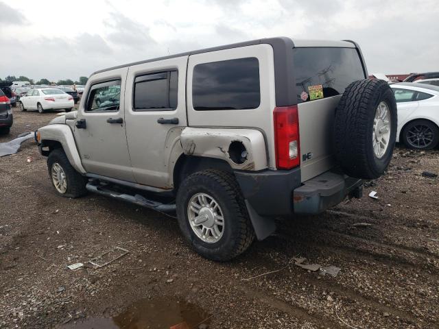 5GTDN13E678190472 - 2007 HUMMER H3 BEIGE photo 2