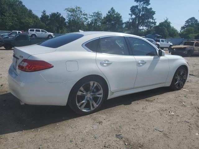 JN1AY1AP8CM530103 - 2012 INFINITI M56 WHITE photo 3