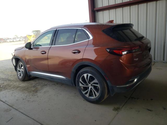 LRBFZPR49MD139247 - 2021 BUICK ENVISION ESSENCE BROWN photo 2