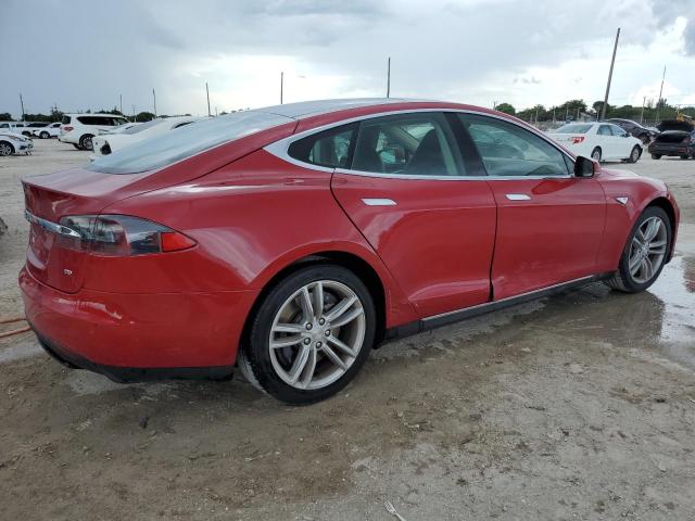 5YJSA1V1XFF098395 - 2015 TESLA MODEL S 90 წითელი ფოტო 3