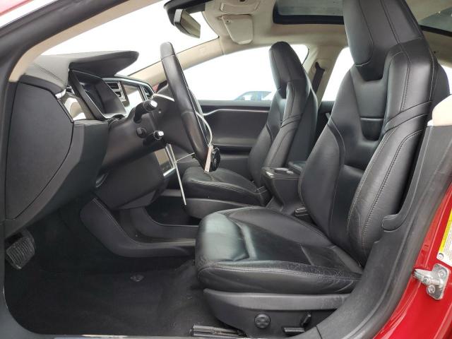 5YJSA1V1XFF098395 - 2015 TESLA MODEL S 90 წითელი ფოტო 7