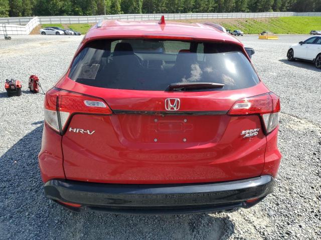 3CZRU6H1XNM726006 - 2022 HONDA HR-V SPORT أحمر صورة 6