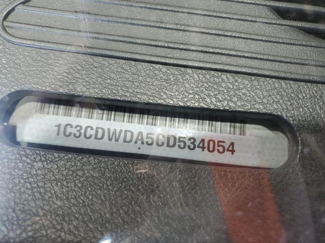 1C3CDWDA5CD534054 - 2012 DODGE CALIBER SXT GRAY photo 13