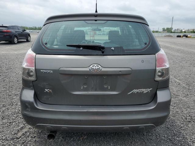 2T1KR32E18C712978 - 2008 TOYOTA COROLLA MA XR GRAY photo 6