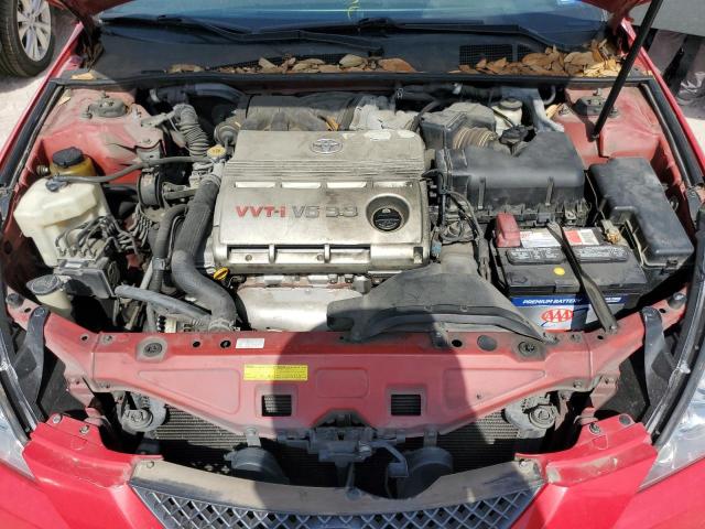 4T1FA38P87U126292 - 2007 TOYOTA SOLARA SE RED photo 11