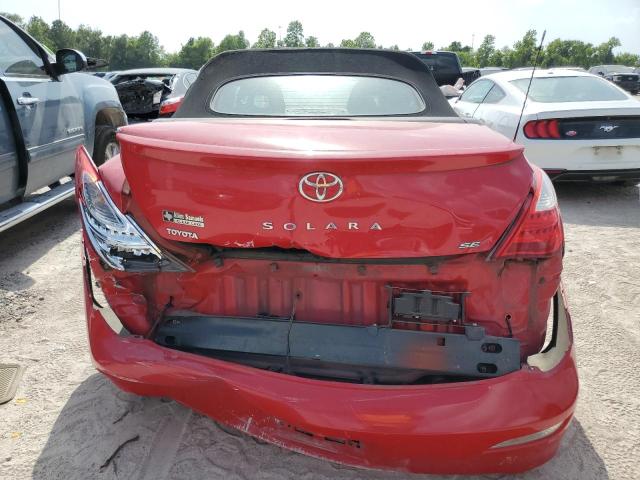 4T1FA38P87U126292 - 2007 TOYOTA SOLARA SE RED photo 6