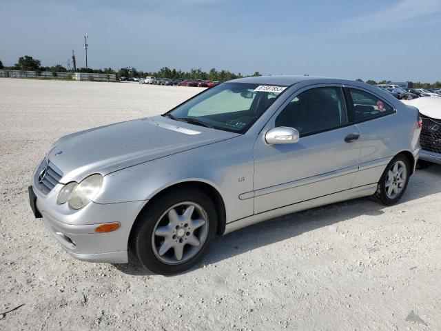 WDBRN40J93A471733 - 2003 MERCEDES-BENZ C 230K SPORT COUPE SILVER photo 1