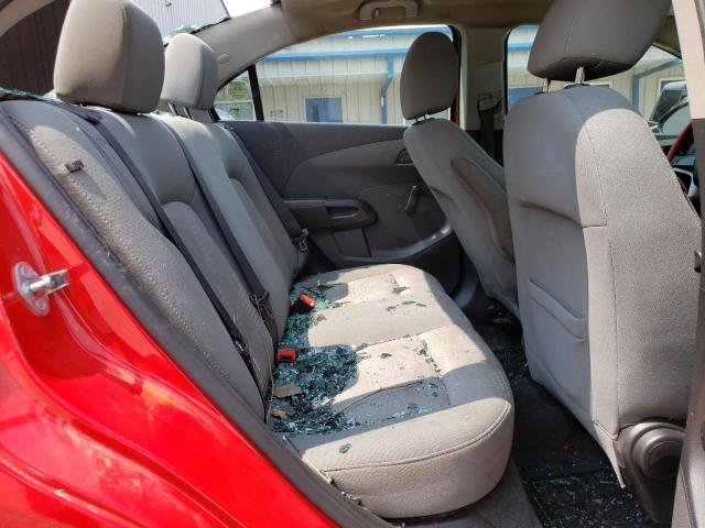 1G1JA5SH3F4162779 - 2015 CHEVROLET SONIC LS 红色 照片 10