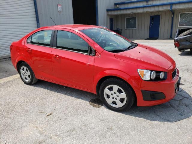 1G1JA5SH3F4162779 - 2015 CHEVROLET SONIC LS 红色 照片 4